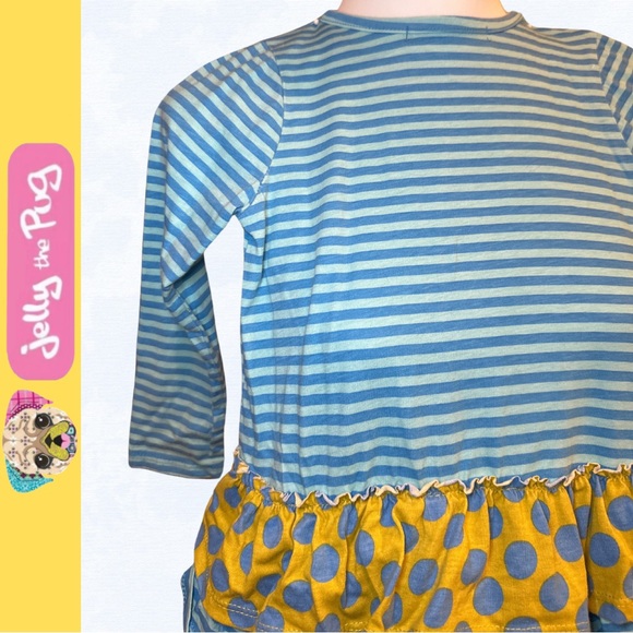 Jelly the Pug Girls Weekend Floral Collection Weekend Chloe Ruffle Dress/Size 6 - Picture 7 of 7